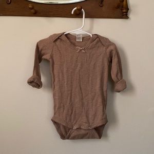Kate Quinn Kids Pointelle 12-18m Bodysuit